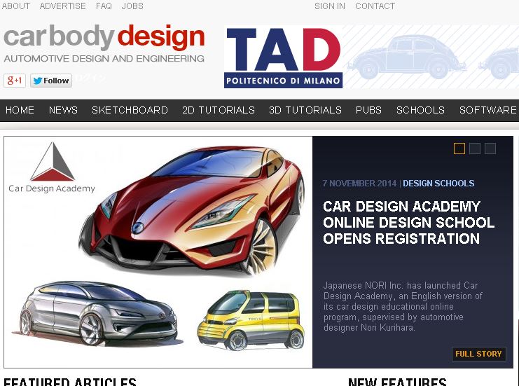 car body design degree