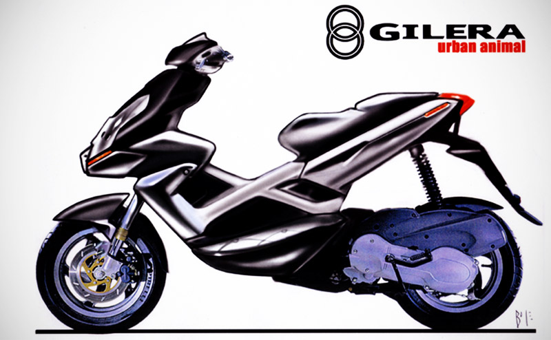 SKETCH FOR GILERA RUNNER のコピー